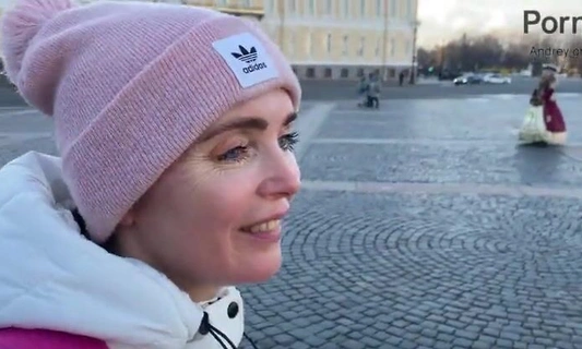 Гуляем по центру Питера, перед тем как пойти в отель...